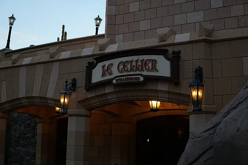 
Le Cellier Steakhouse - best EPCOT restaurant for adults